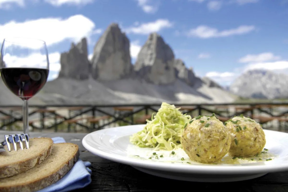  Canederli al formaggio Alto Adige di montagna