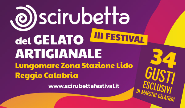 Reggio Calabria capitale del gelato con “Scirubetta”, dal 14 al 17 settembre.